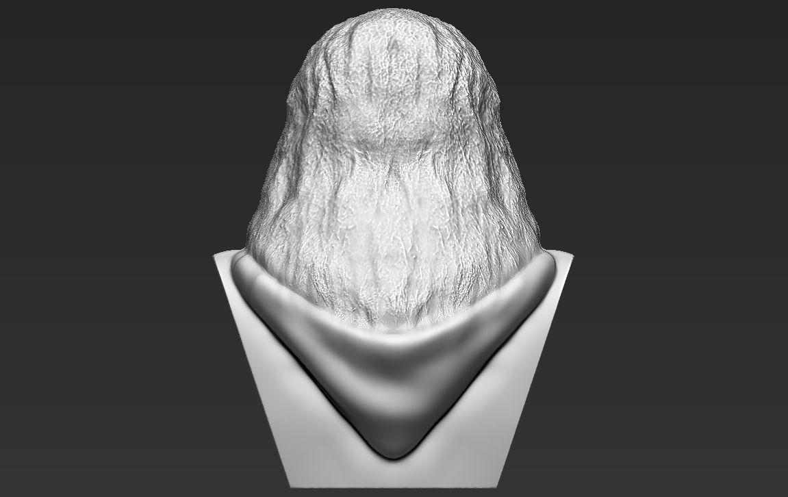 Gimli Lord of the Rings bust full color 3D printing ready 3D print model_32