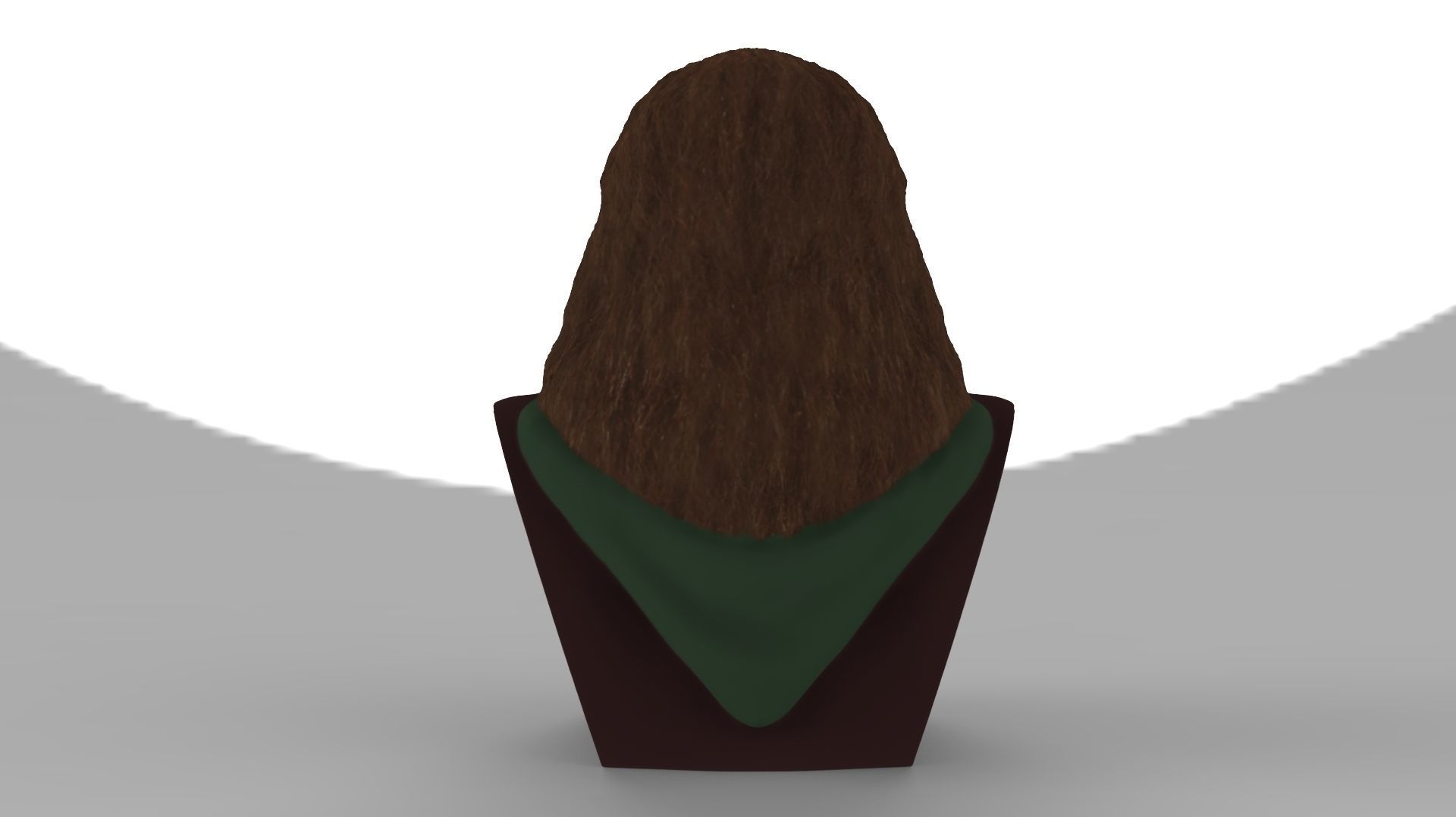 Gimli Lord of the Rings bust full color 3D printing ready 3D print model_10