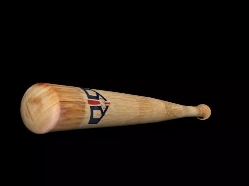 Baseball bat Free low-poly 3D model