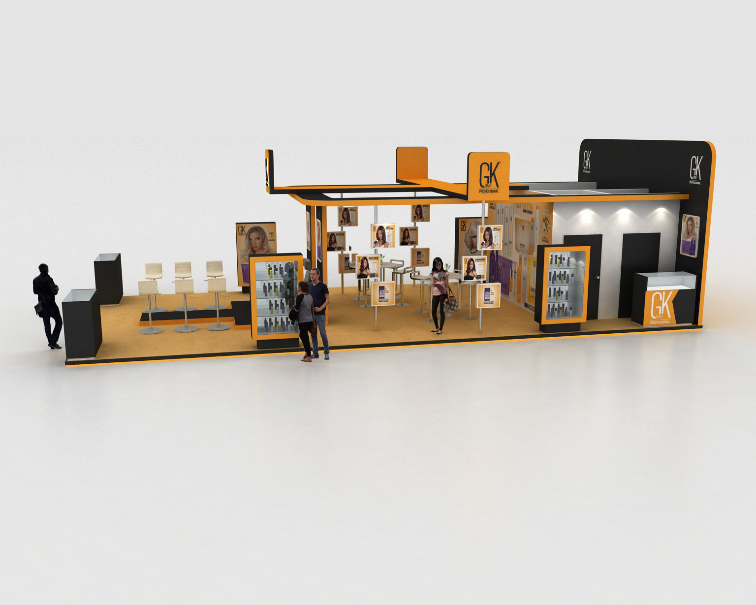 13x6 meter exhibition stand 3D model_3