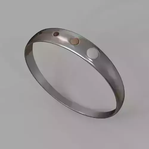 Modern simple silver ring 