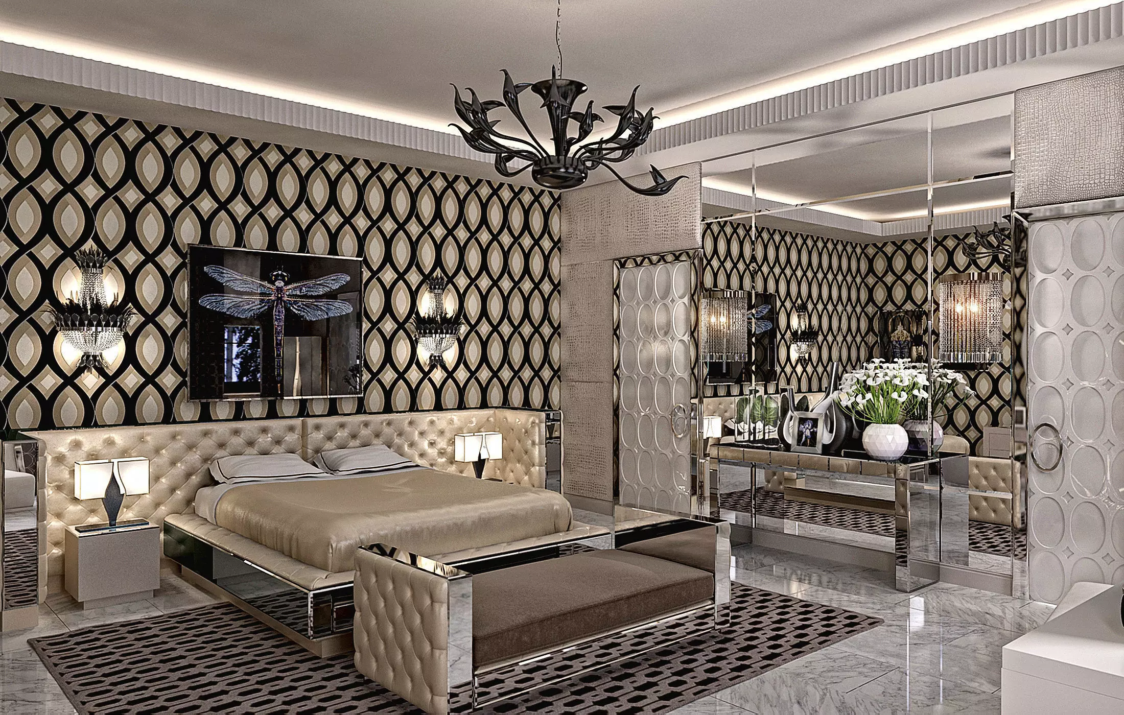 Visionnaire Bedroom 3D model