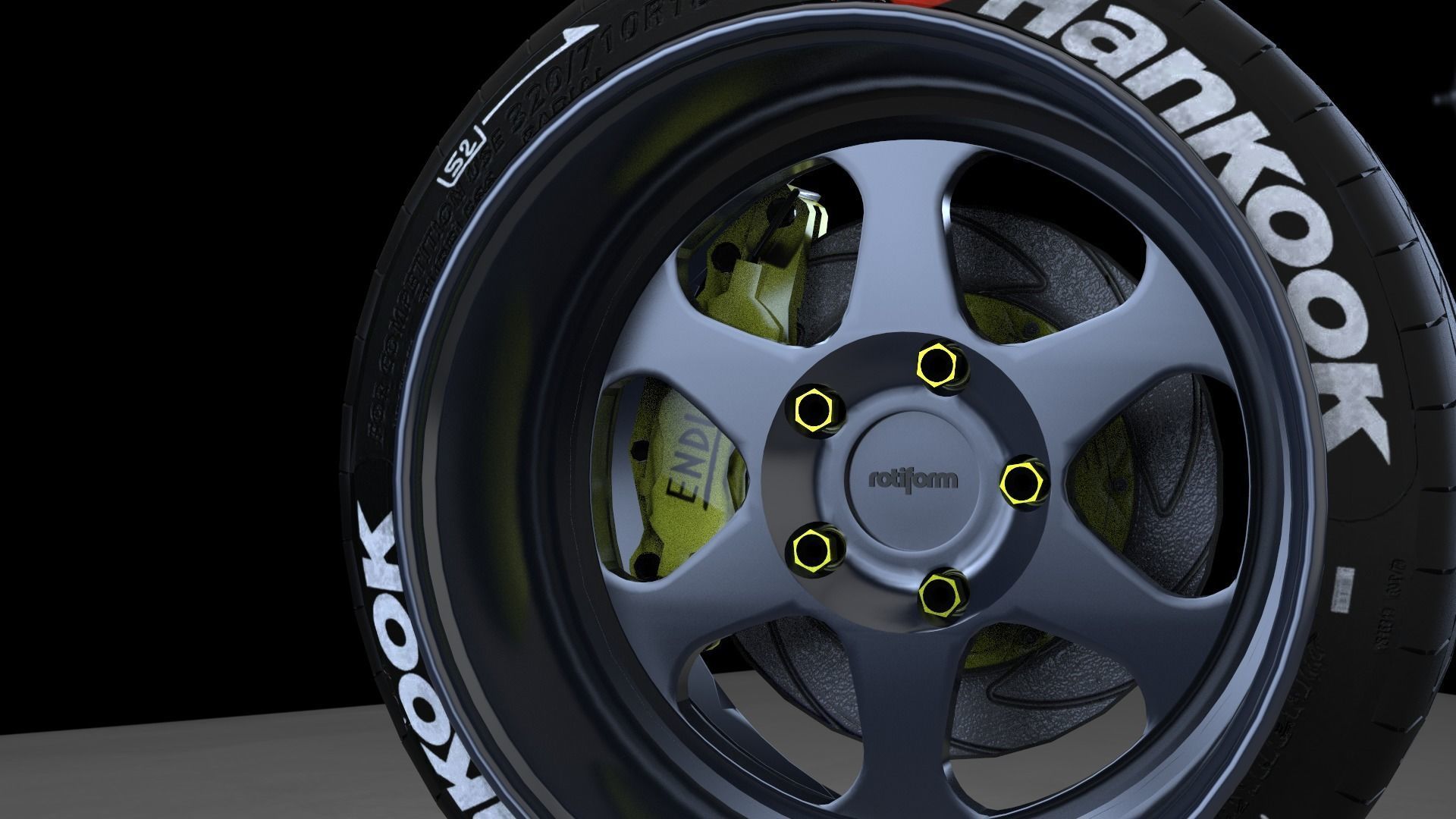 Rotiform MHG low offset wheel 3D model_3