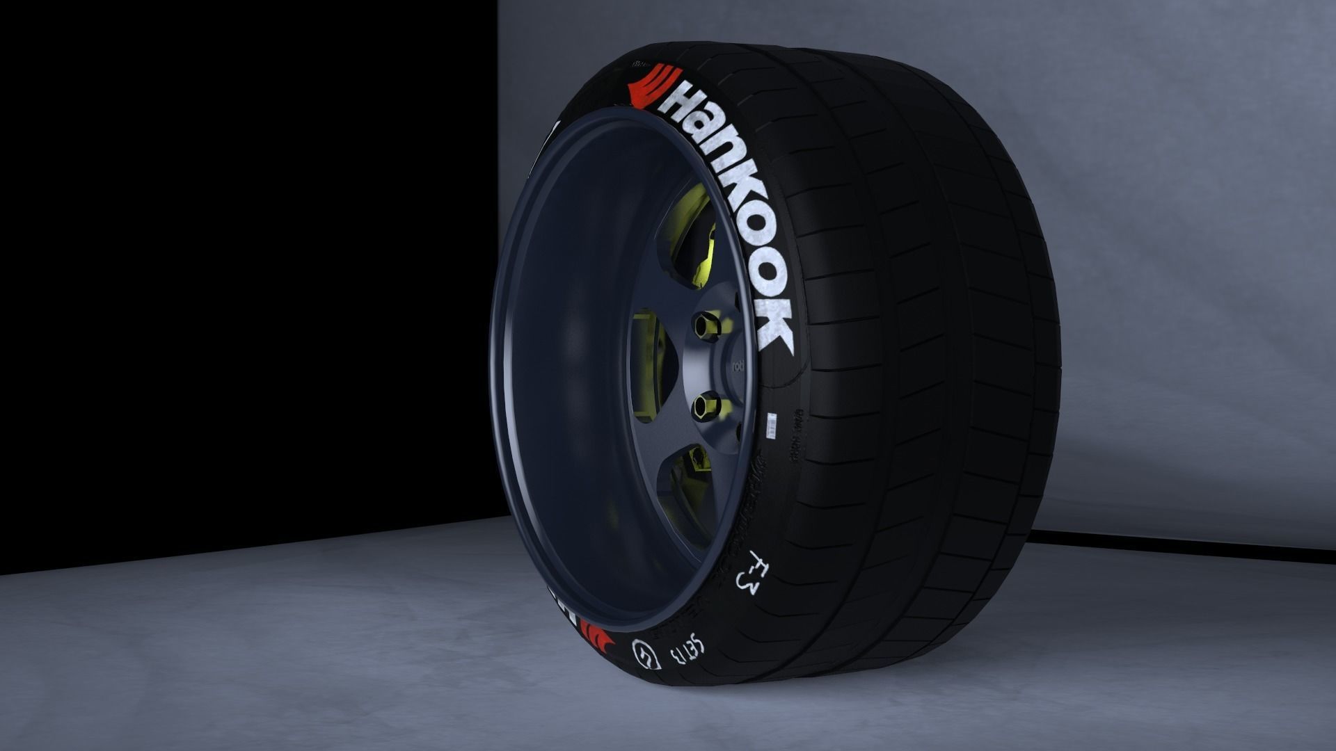 Rotiform MHG low offset wheel 3D model_1