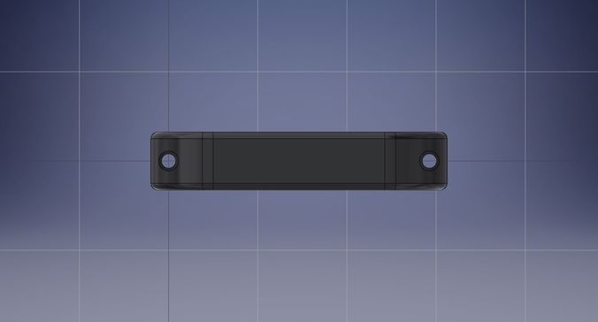 Door handle 3D print model