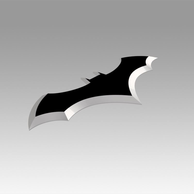 batman logo 3D model_2