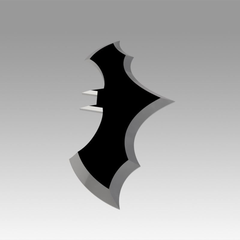 batman logo 3D model_3