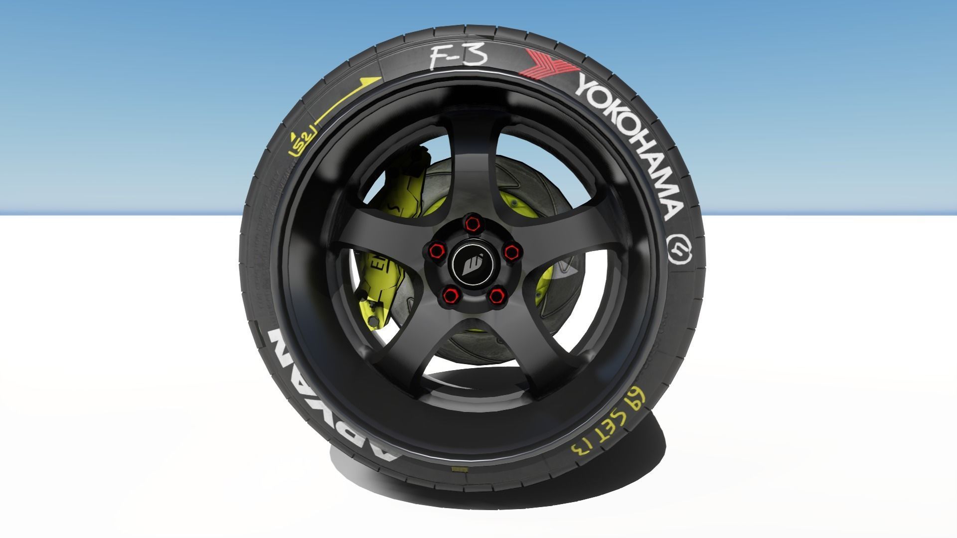 Work Meister Wheel 3D model_1