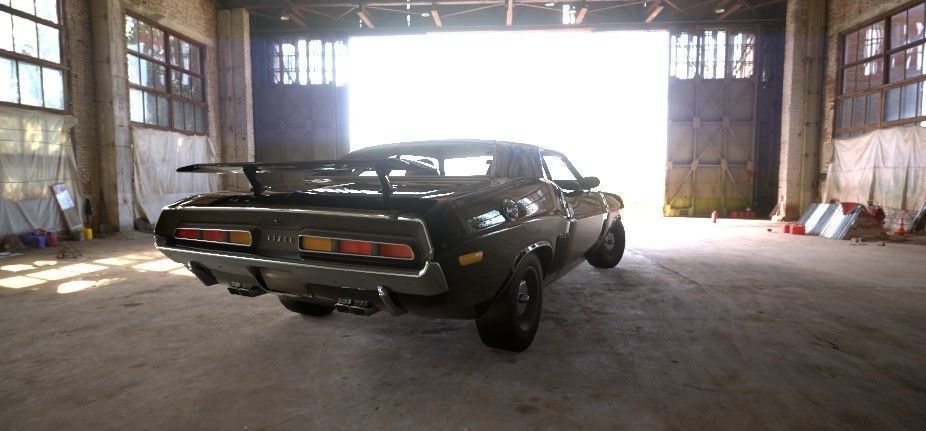 Dodge Challenger PBR Low-poly 3D model_12