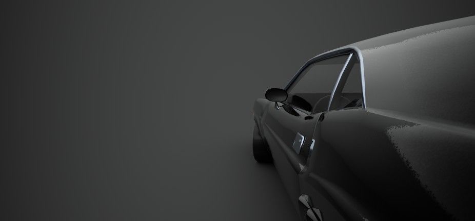 Dodge Challenger PBR Low-poly 3D model_8