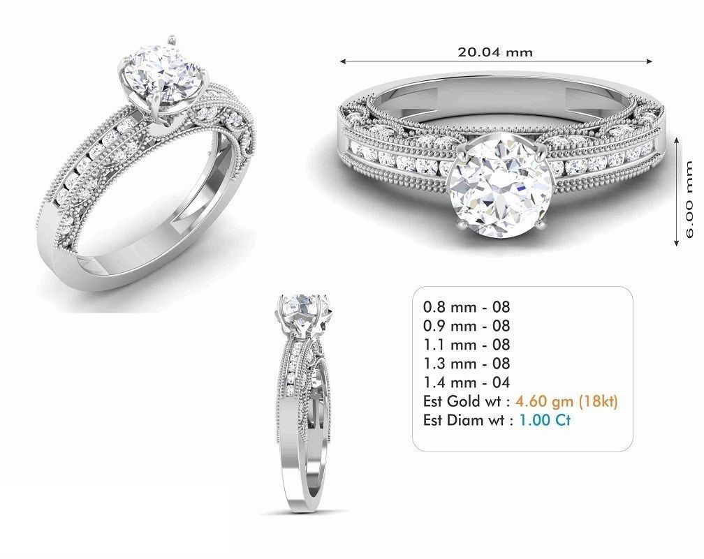 BULK-3DM-With Gems-RING 309 Files 3D print model_228