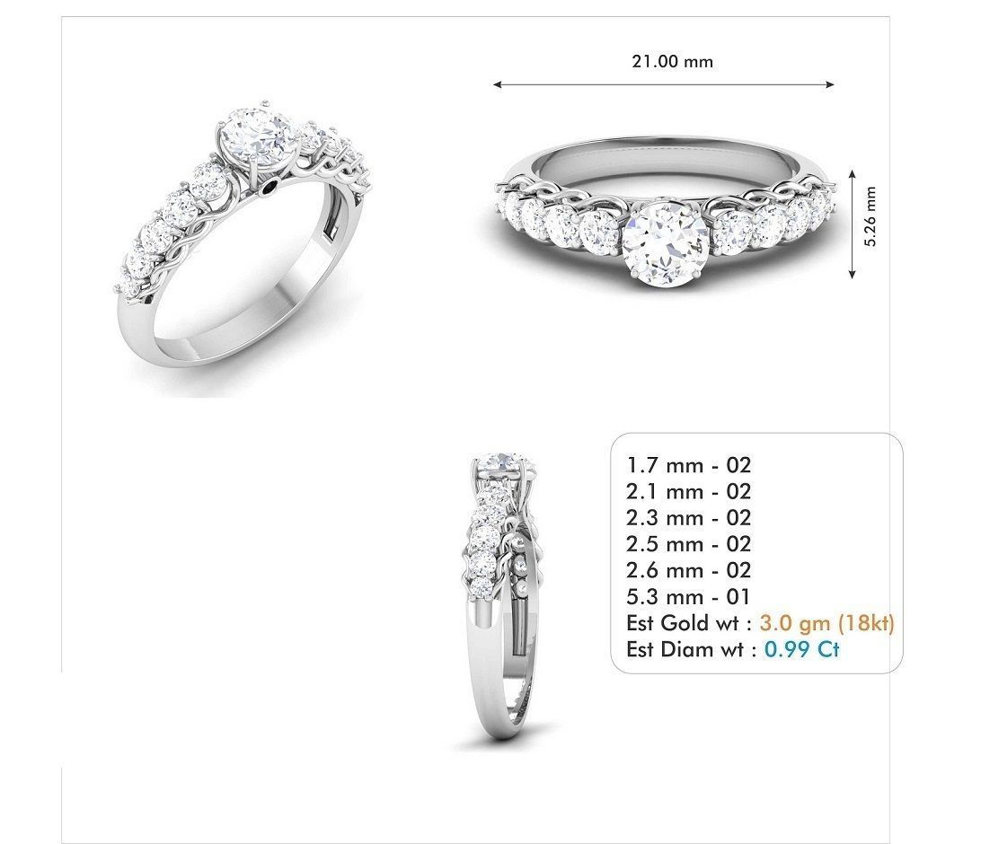 BULK-3DM-With Gems-RING 309 Files 3D print model_74