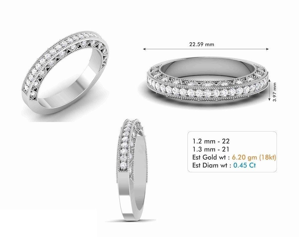 BULK-3DM-With Gems-RING 309 Files 3D print model_272