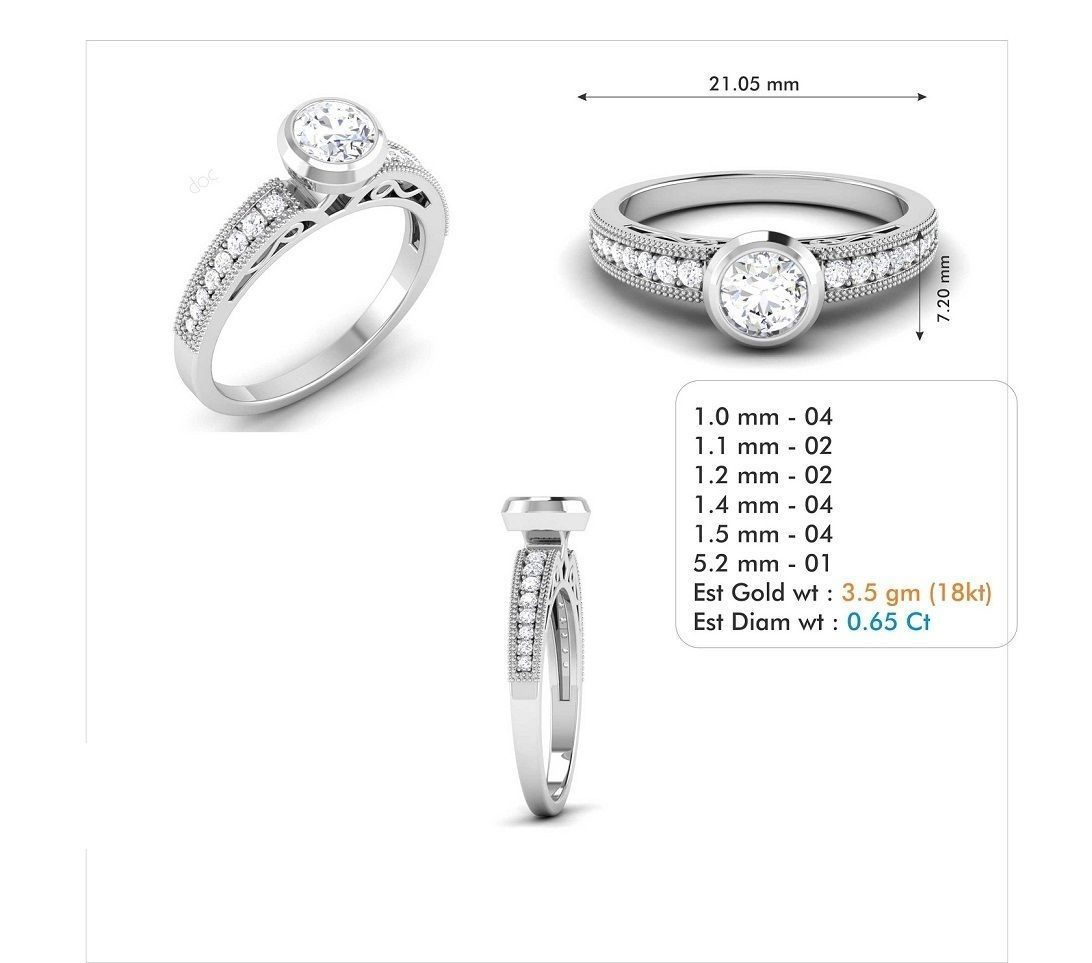 BULK-3DM-With Gems-RING 309 Files 3D print model_70