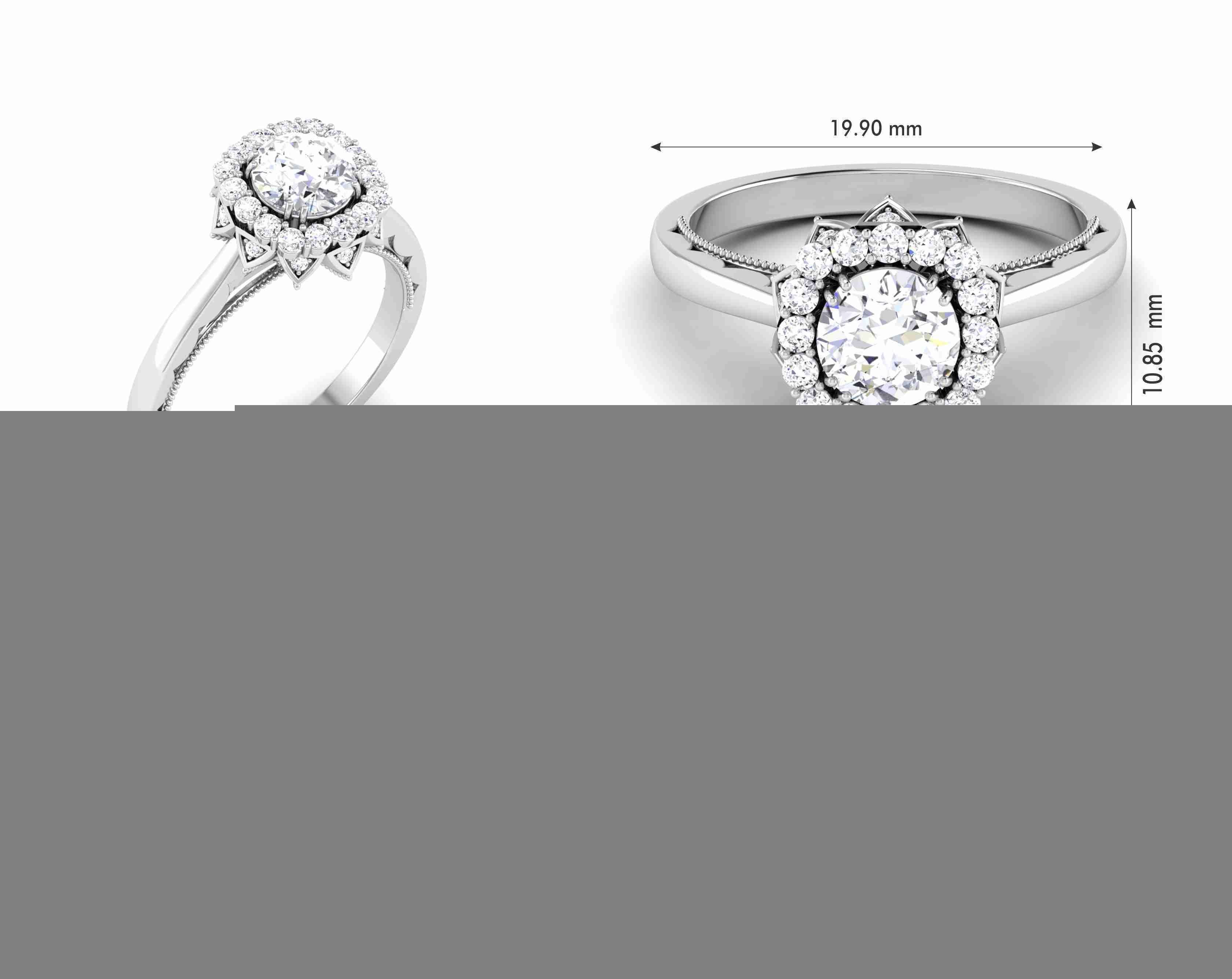 BULK-3DM-With Gems-RING 309 Files 3D print model_157