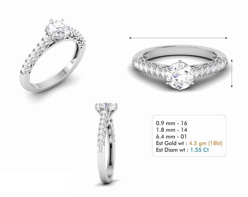 BULK-3DM-With Gems-RING 309 Files 3D print model_159