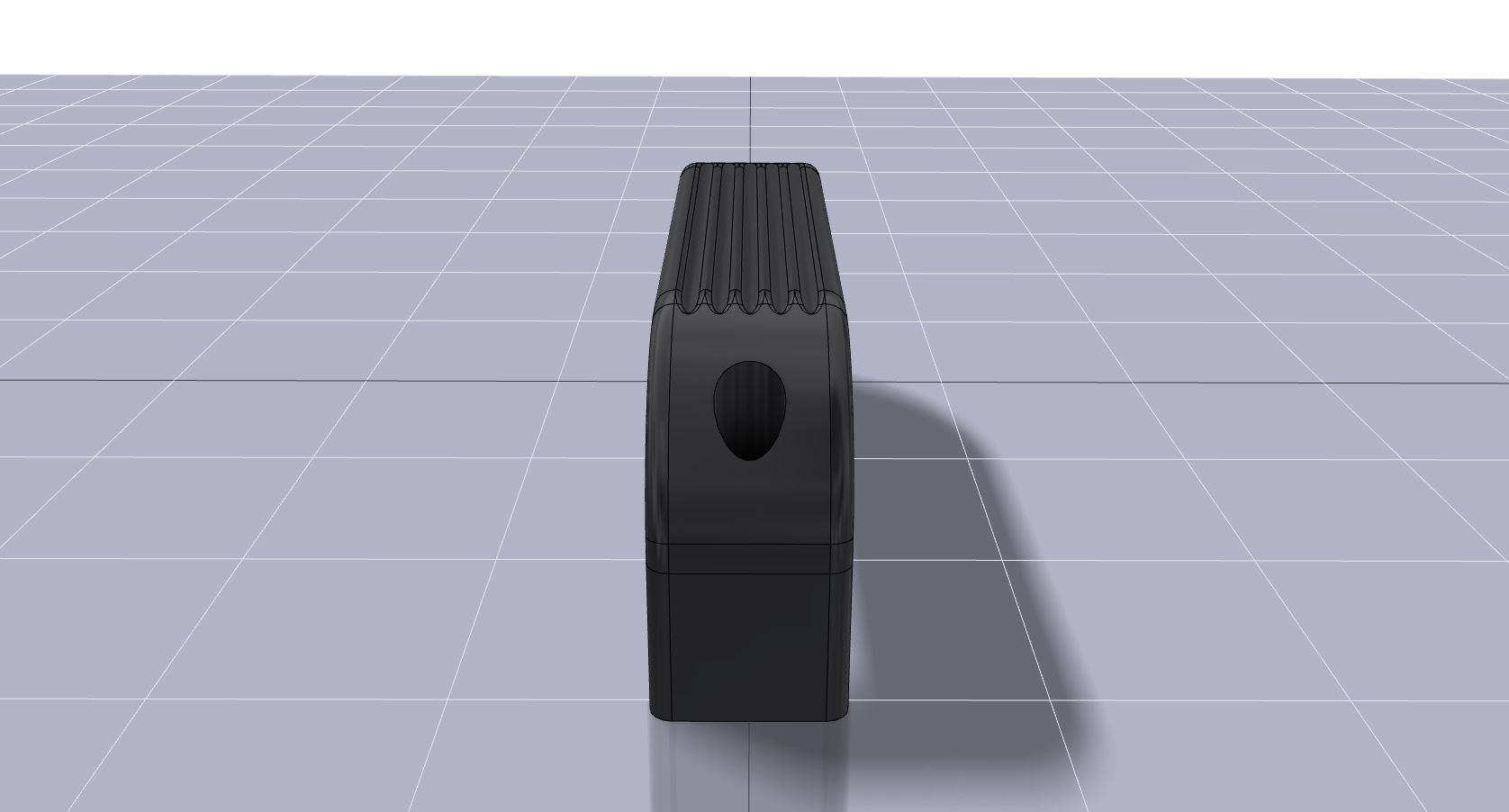 Door handle V2 3D print model 3D print model_3