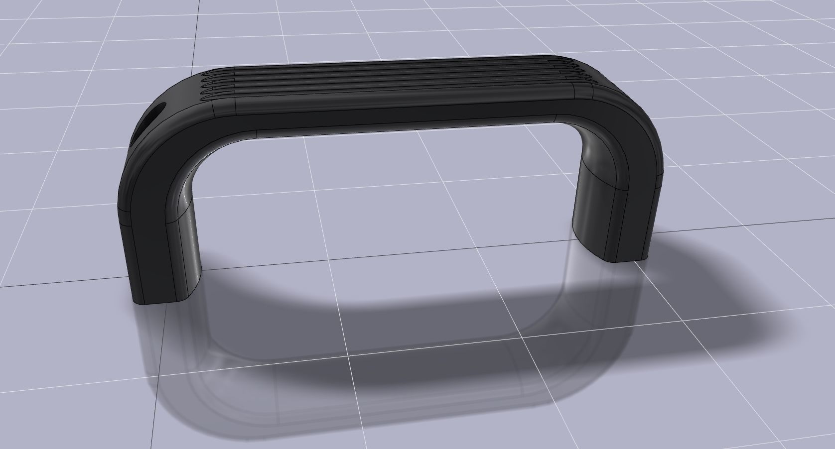Door handle V2 3D print model 3D print model_4