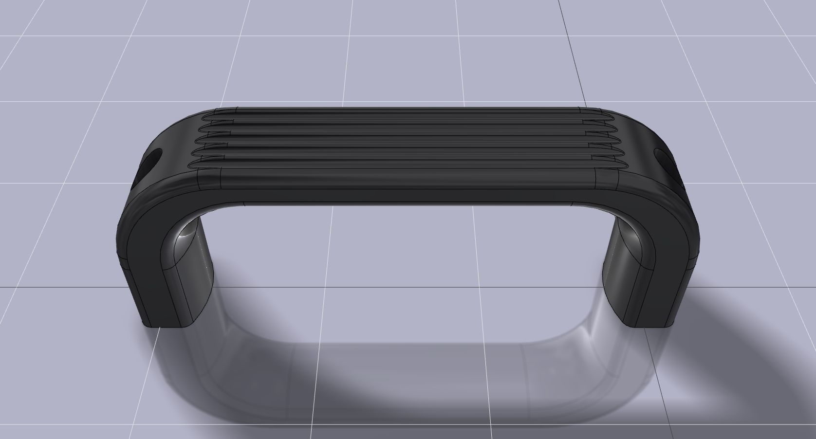 Door handle V2 3D print model 3D print model_6