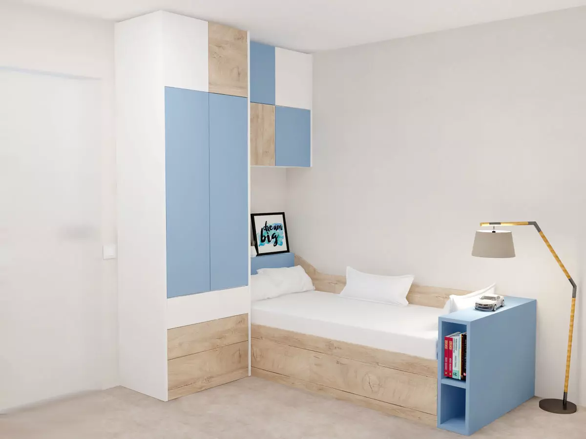 KIDS ROOM  BLUE 3D model_0