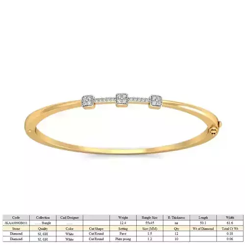 Golden Thin Engagement Ring With Diamonds 1