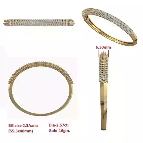 Golden Simple Thin Ring with Diamonds 1