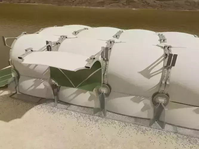 Modular composite warehouse