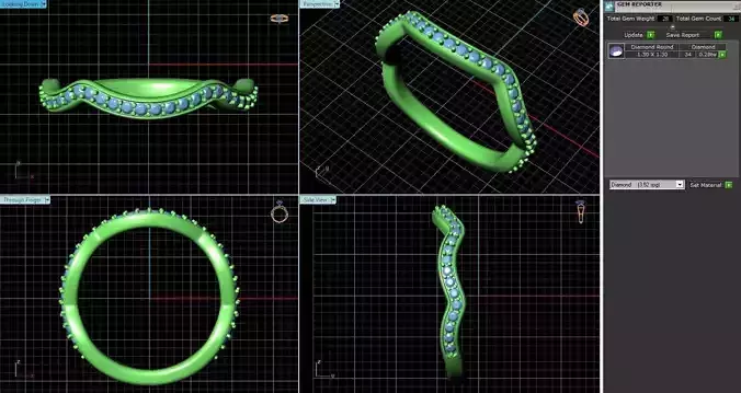 Ring With Diamonds 1