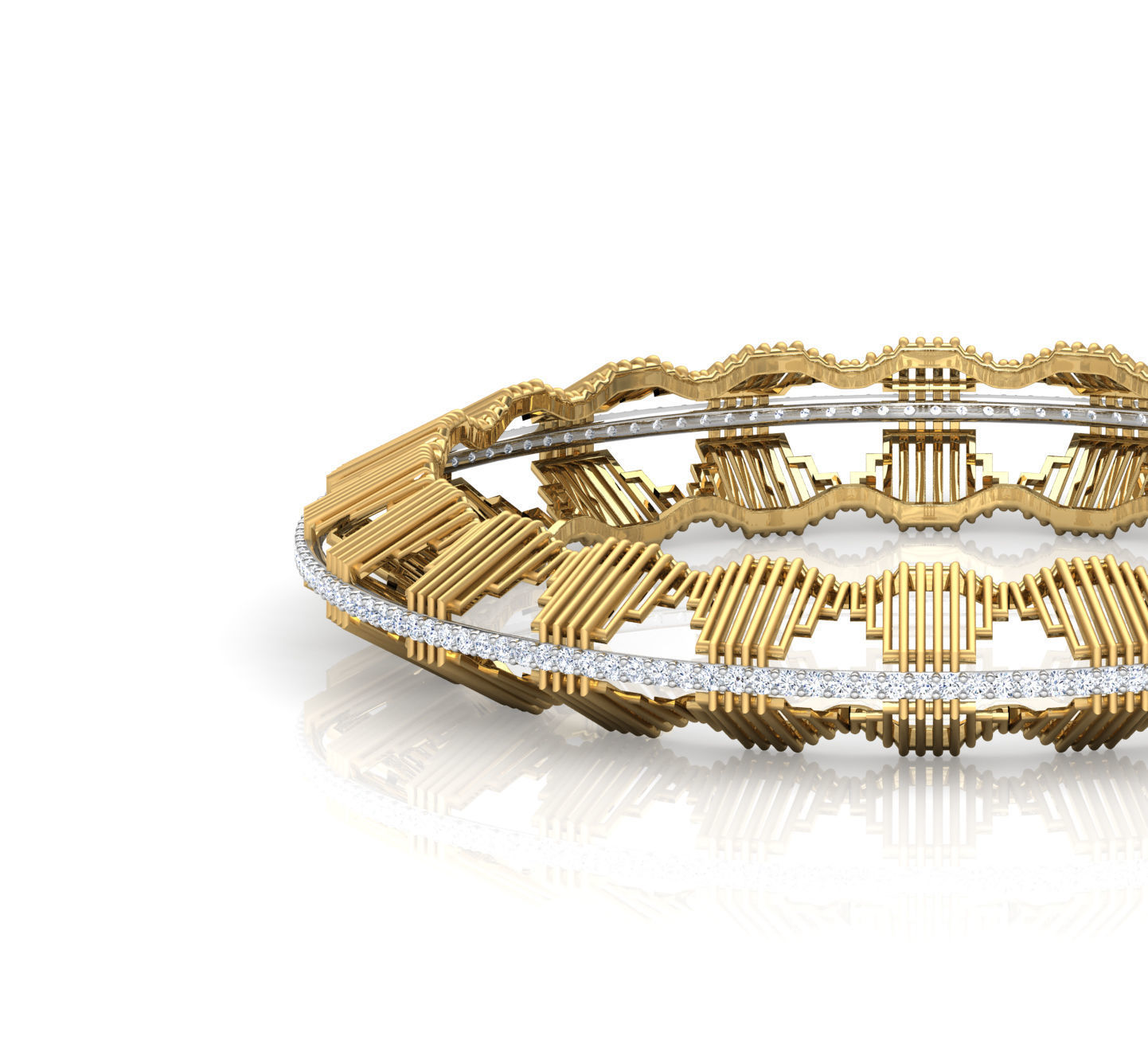 Eros Multi Bangle 3D print model_4