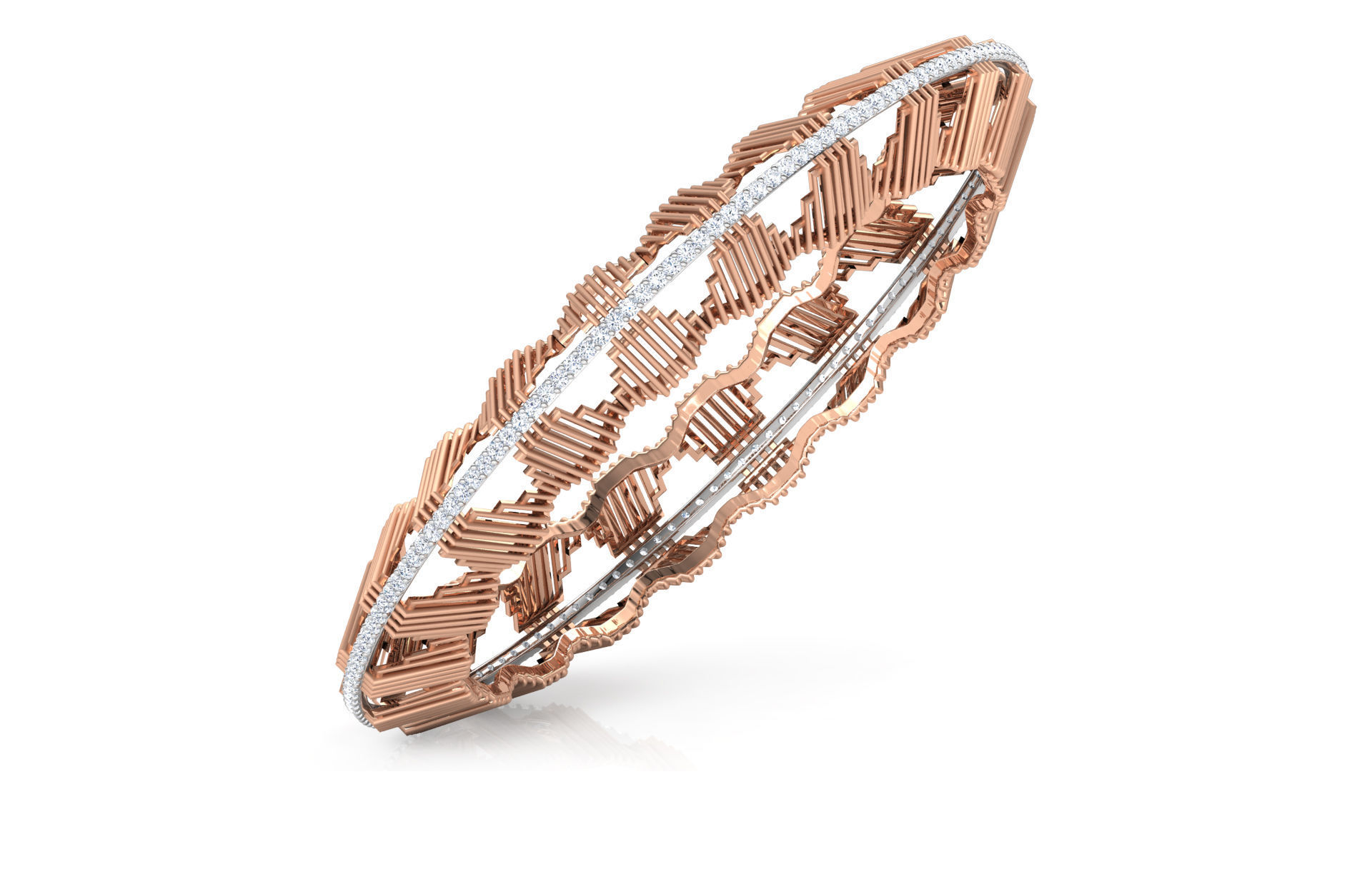 Eros Multi Bangle 3D print model_2
