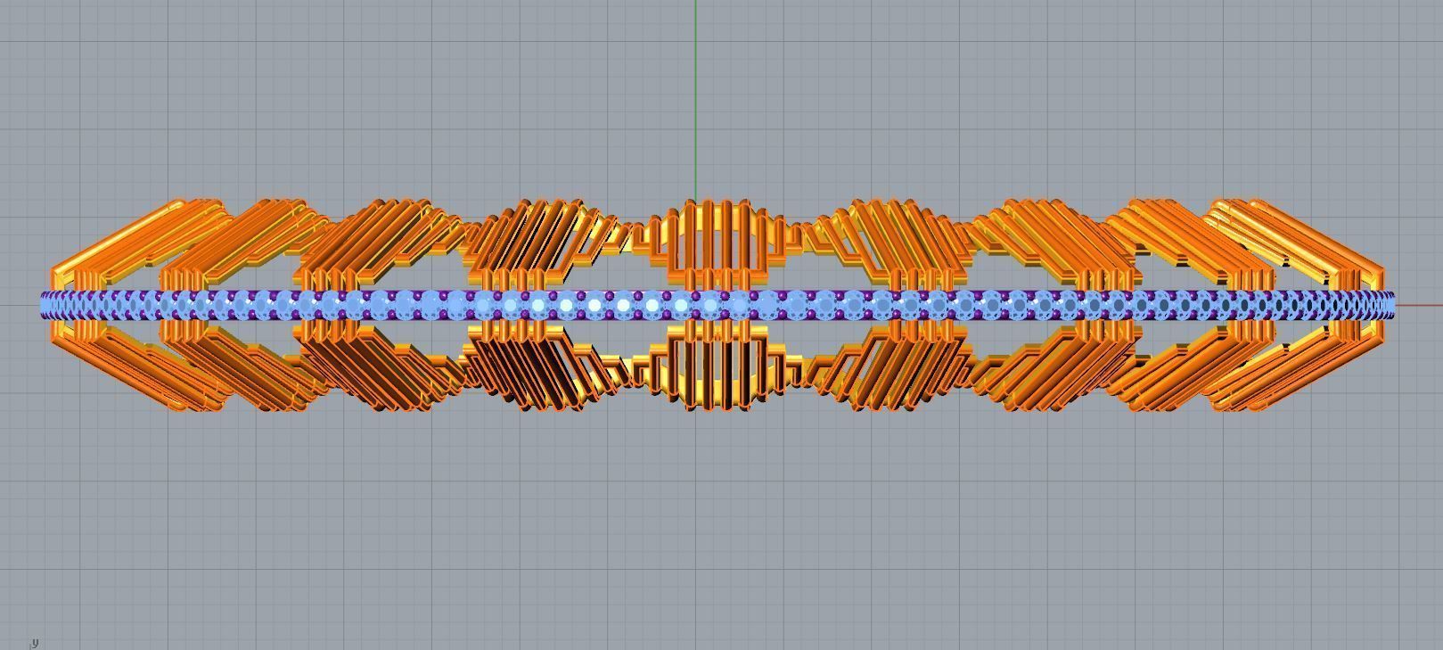 Eros Multi Bangle 3D print model_7