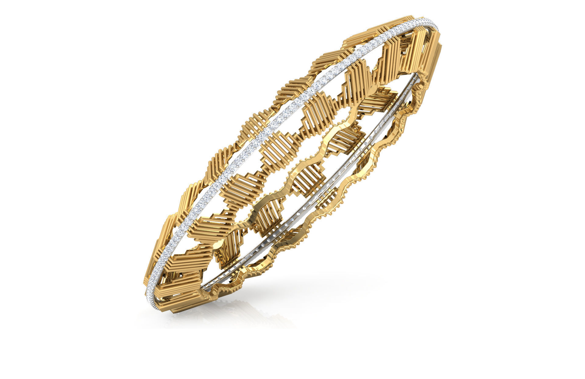 Eros Multi Bangle 3D print model_1