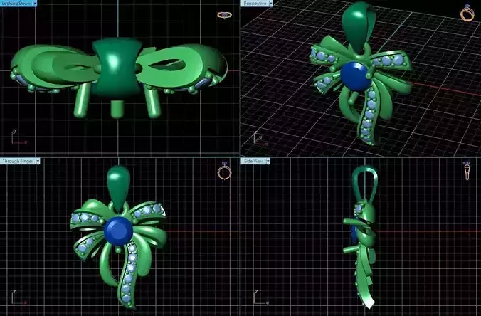 Pendant With Diamonds 4