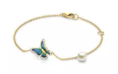 Soaring Butterfly Bracelet 3D print model_0