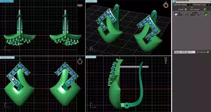 Earrings With Diamonds