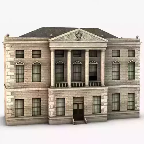 Castle ward house 3D model