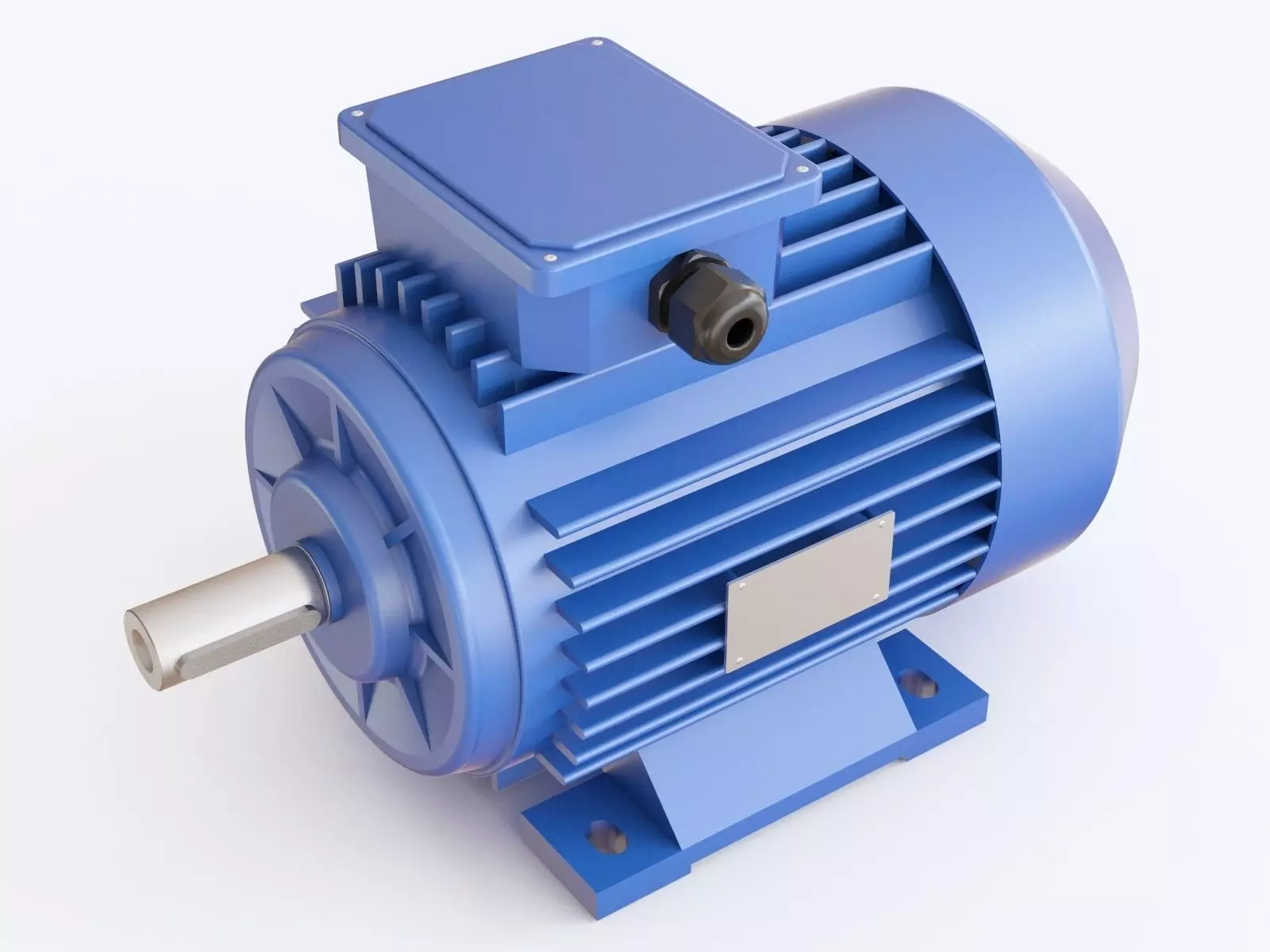 Electric Motor 01 3D model_0