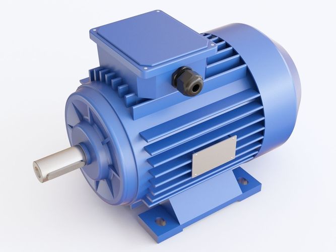 Electric Motor 01 3D model