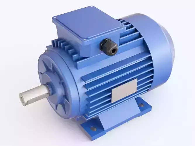 Electric Motor 01 3D model