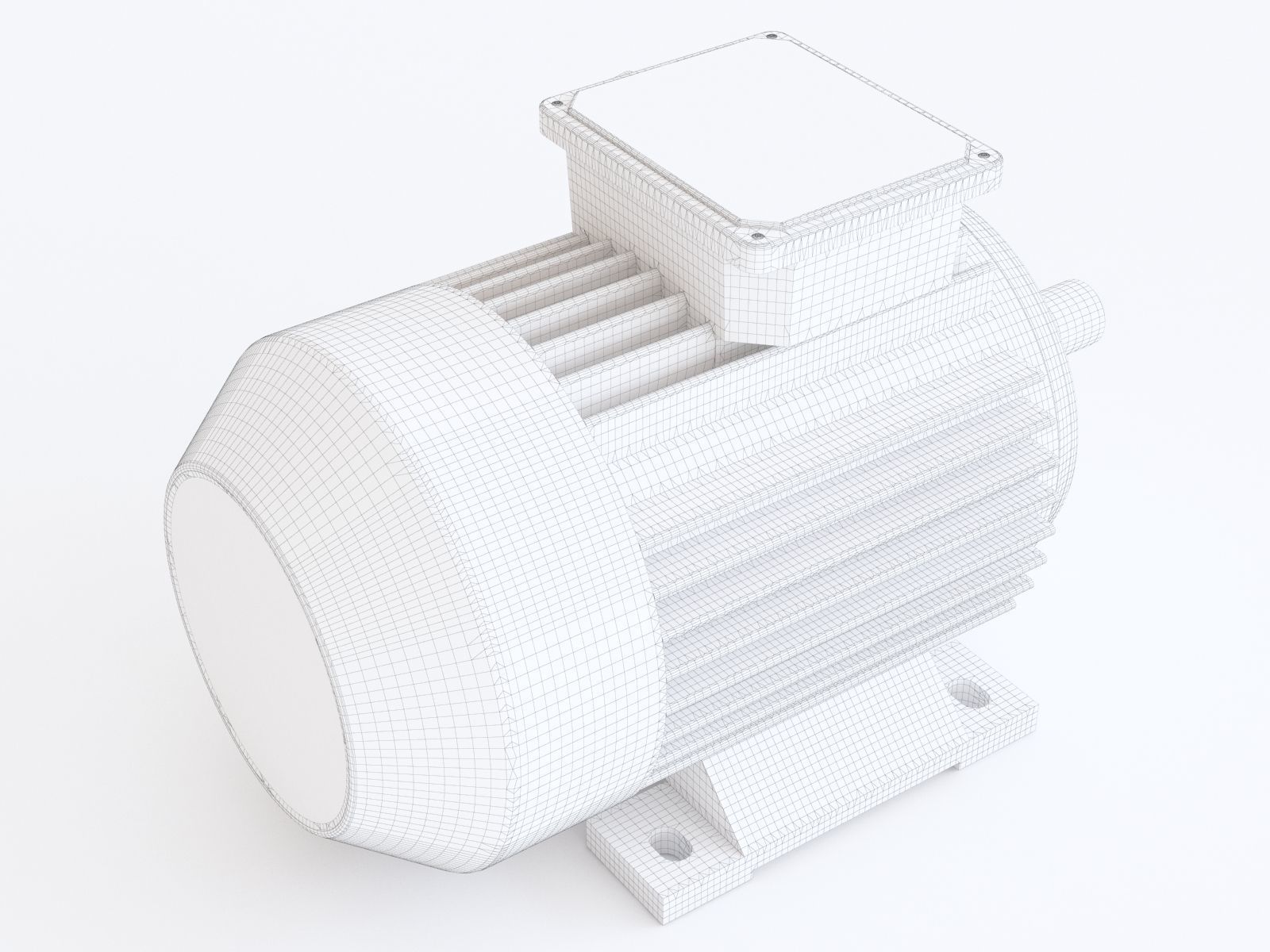 Electric Motor 01 3D model_3