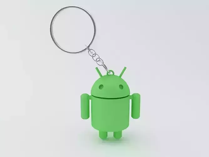 Android Keychain Model 3D print model