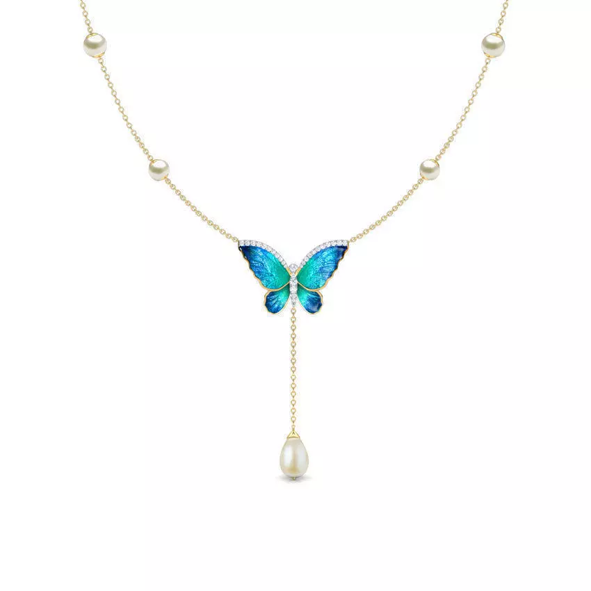 Butterfly Necklace 3D print model_0