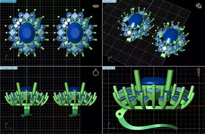 Earrings With Diamonds 2