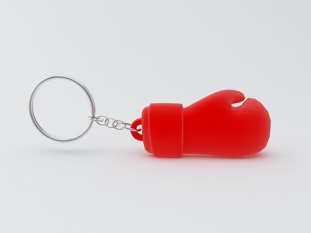 Boxing Glove keychain Model 3D Model 3D printable .stl