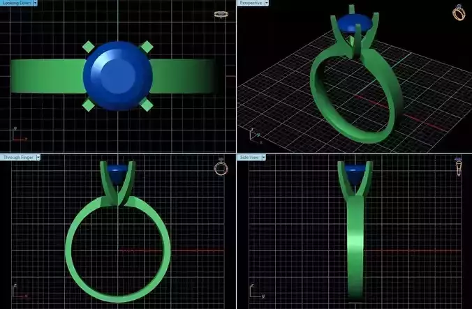 Ring With Diamonds 5