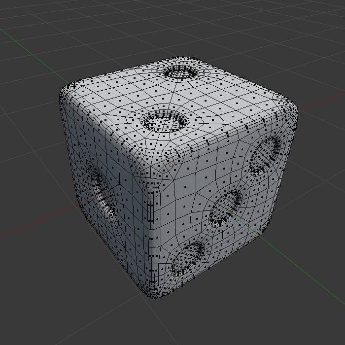 3D model Dice 3D print model_10