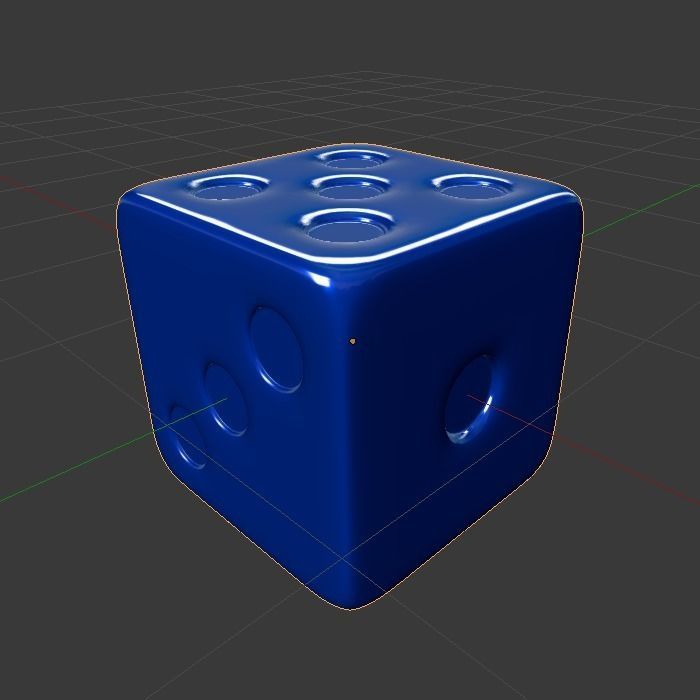 3D model Dice 3D print model_6