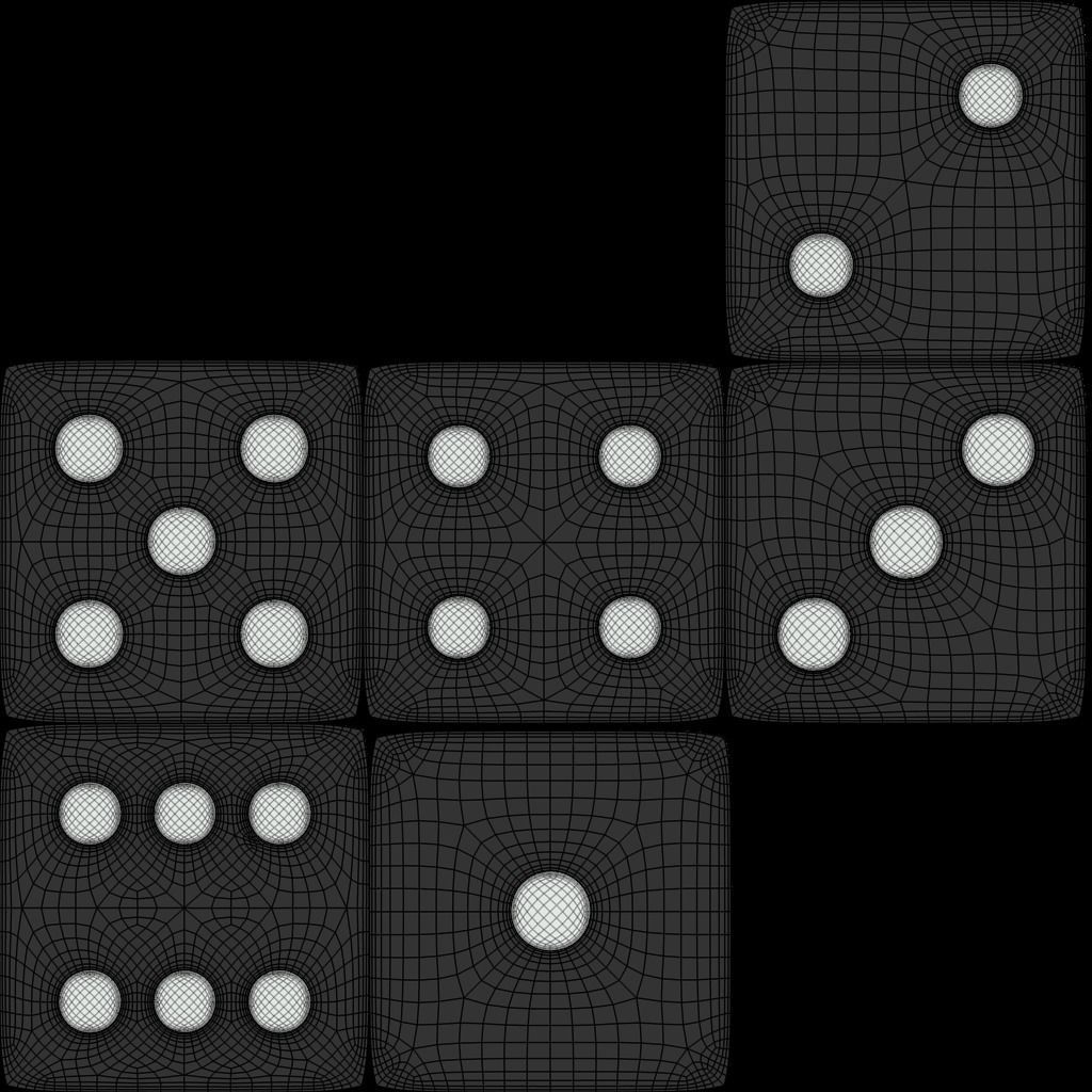 3D model Dice 3D print model_12