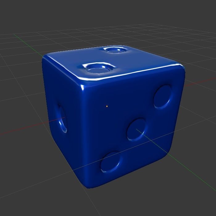 3D model Dice 3D print model_9