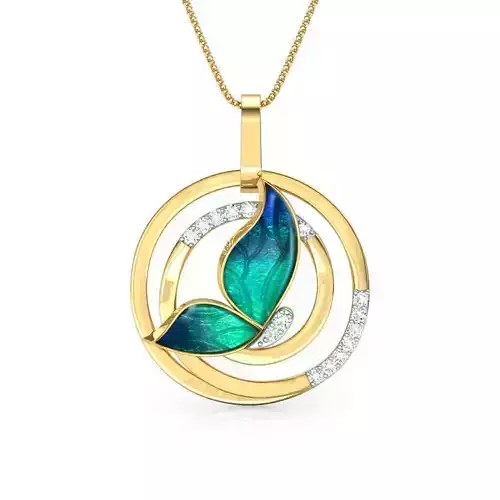 Swirl Butterfly Pendant